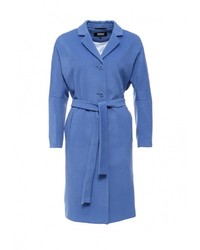 Женское голубое пальто от Parole by Victoria Andreyanova