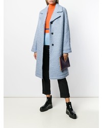 Женское голубое пальто от McQ Alexander McQueen