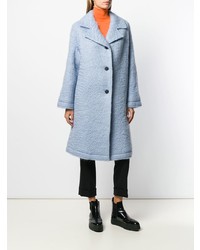 Женское голубое пальто от McQ Alexander McQueen