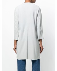 Женское голубое пальто от Drome