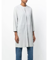 Женское голубое пальто от Drome