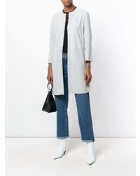 Женское голубое пальто от Drome