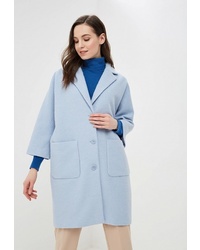 Женское голубое пальто от Tom Farr
