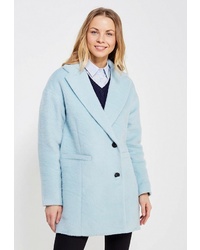 Женское голубое пальто от Tommy Hilfiger Denim