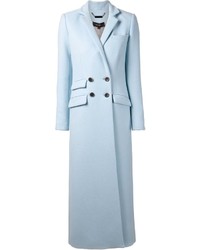 Женское голубое пальто от Wes Gordon
