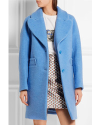 Женское голубое пальто от Carven