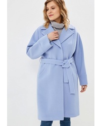 Женское голубое пальто от Спартак
