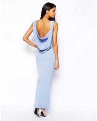 Голубое платье-макси от Asos