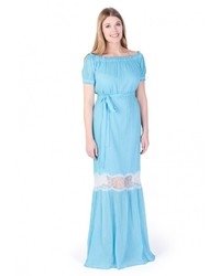 Голубое платье-макси от Uona