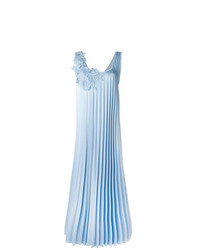 Голубое платье-миди со складками от P.A.R.O.S.H.