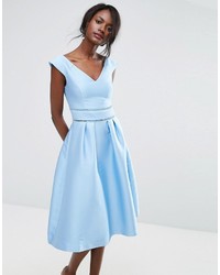 Голубое платье-миди от Oasis