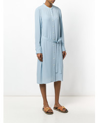 Голубое платье-миди от Theory
