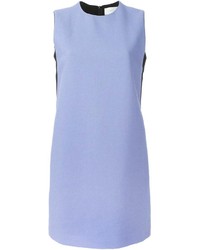 Голубое платье прямого кроя от Victoria Beckham