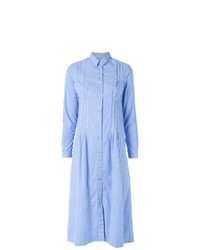 Голубое платье-рубашка с принтом от À La Garçonne