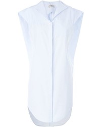Голубое платье-рубашка от Balenciaga