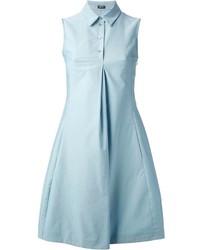 Голубое платье-рубашка от Jil Sander