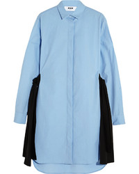 Голубое платье-рубашка от MSGM