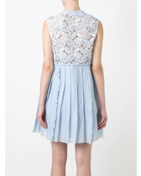 Голубое платье-рубашка от N°21