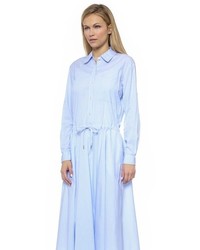 Голубое платье-рубашка от DKNY