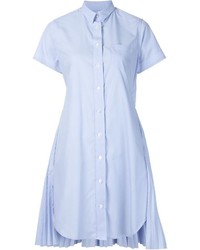 Голубое платье-рубашка от Sacai