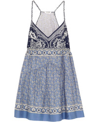 Голубое платье с принтом от Chloé