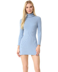 Голубое платье-свитер от Baja East