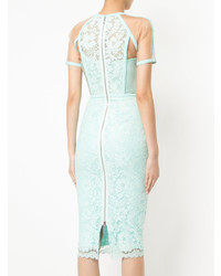 Голубое платье-футляр от Alex Perry