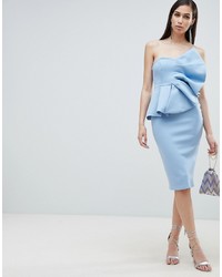 Голубое платье-футляр от ASOS DESIGN