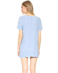 Голубое платье от J Brand