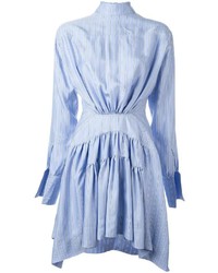 Голубое шелковое платье от J.W.Anderson