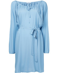 Голубое шелковое платье от P.A.R.O.S.H.