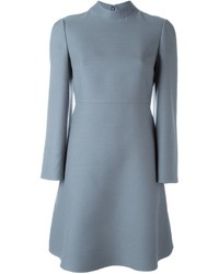 Голубое шелковое платье от Valentino
