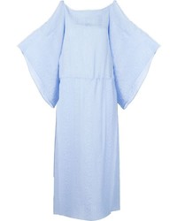 Голубое шелковое платье от Vilshenko