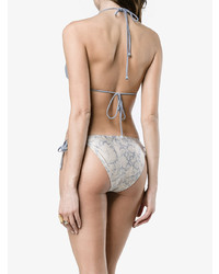 Голубой бикини-топ крючком от Zimmermann