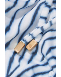 Голубой бикини-топ с принтом от Vix