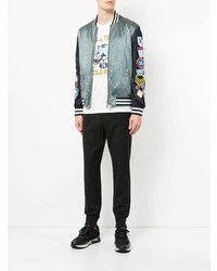 Мужской голубой бомбер от GUILD PRIME