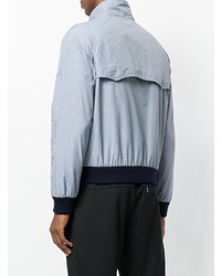 Мужской голубой бомбер от Prada