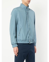 Мужской голубой бомбер от Gieves & Hawkes