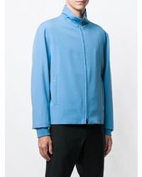 Мужской голубой бомбер от Valentino