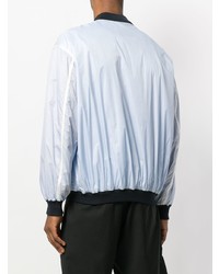 Мужской голубой бомбер от Cédric Charlier