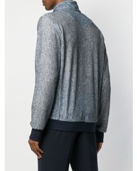 Мужской голубой бомбер от Herno