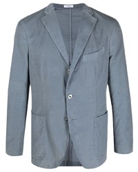 Голубой вельветовый пиджак