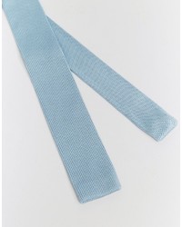Мужской голубой вязаный галстук от Asos