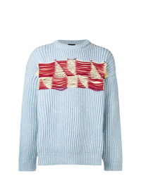 Мужской голубой вязаный свитер от Calvin Klein 205W39nyc