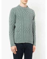 Мужской голубой вязаный свитер от Kent & Curwen