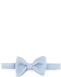 Голубой галстук-бабочка