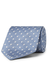 Мужской голубой галстук в горошек от Favourbrook