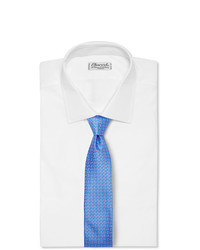 Мужской голубой галстук с принтом от Charvet