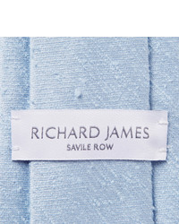 Мужской голубой галстук от Richard James