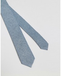 Мужской голубой галстук от Jack and Jones